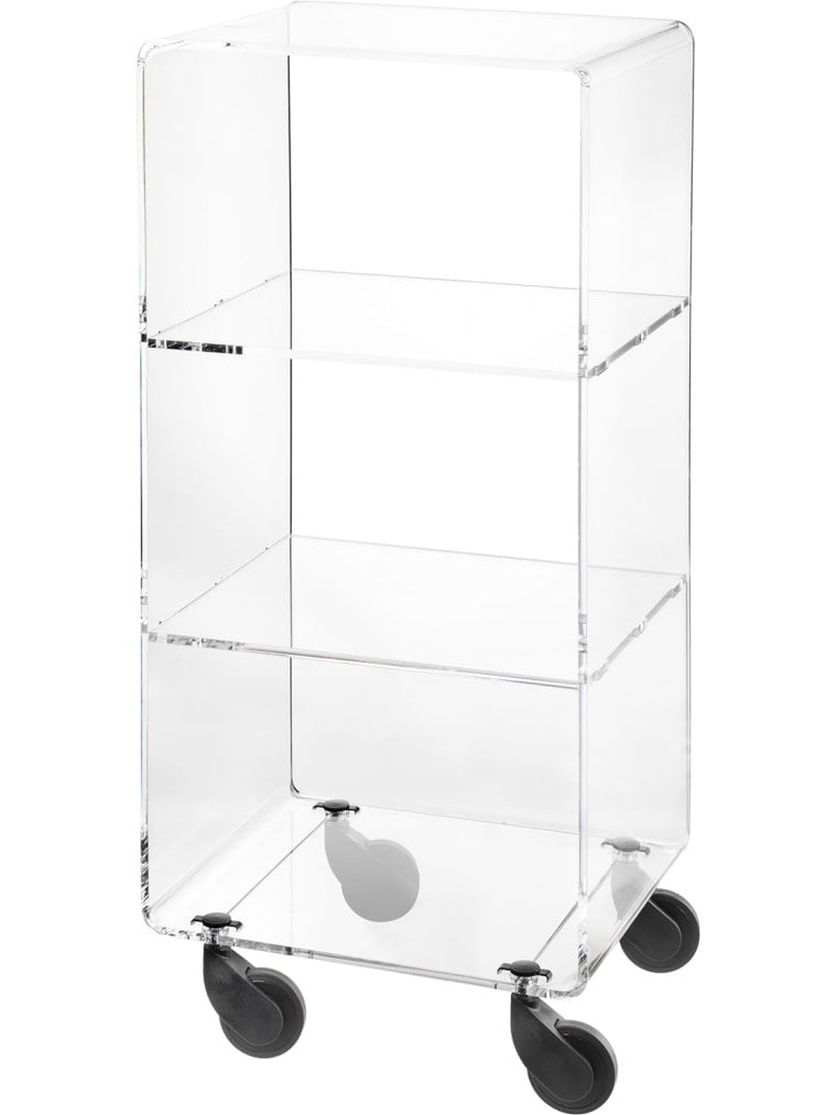 Sistema de Almacenamiento Transparente en Metacrilato con Compartimentos Multifuncion Color