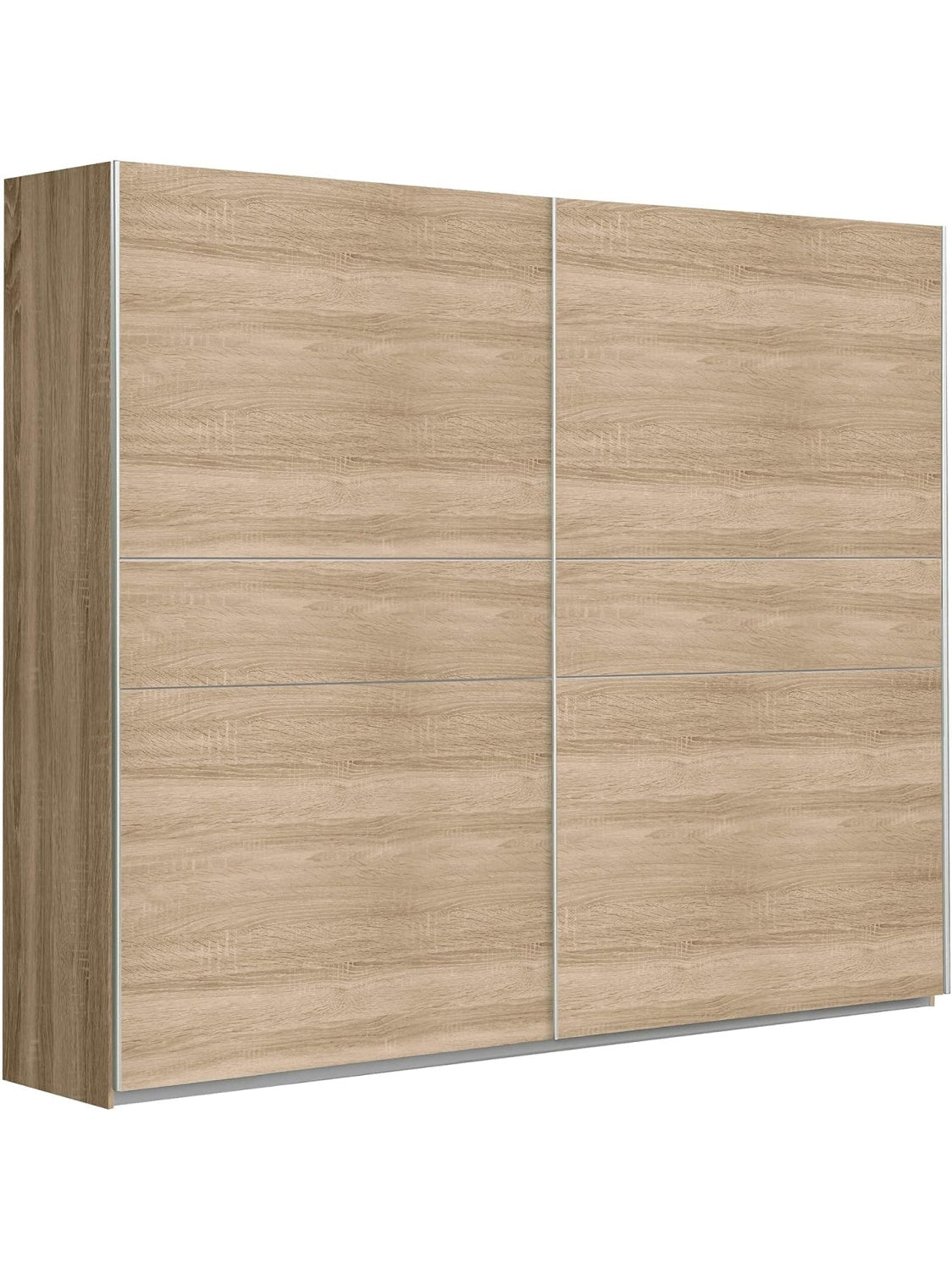 Armario de Puertas Correderas de 200 x 210 cm con Gran Capacidad Acabado Roble Cambrian