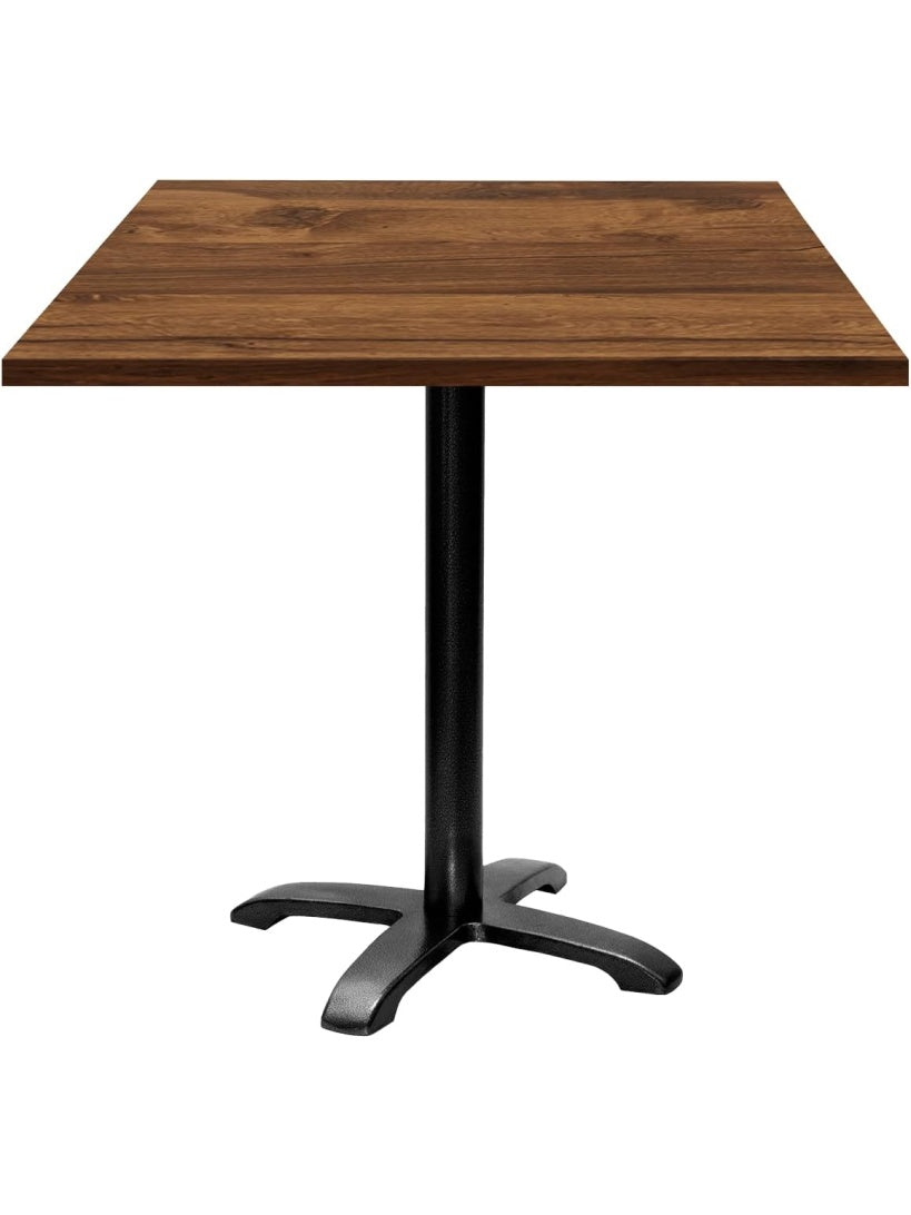 Mesa para Hosteleria de 70 x 70 cm con Acabado Roble Hunton para Restaurante o