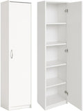 Columna organizadora de una puerta con cinco compartimentos para oficina o uso domestico,