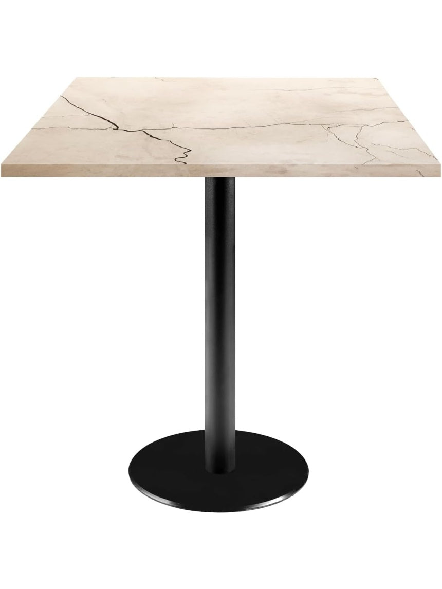 Mesa Blanca Minimalista de 70 x 70 cm para Cocina Comedor Restaurante o